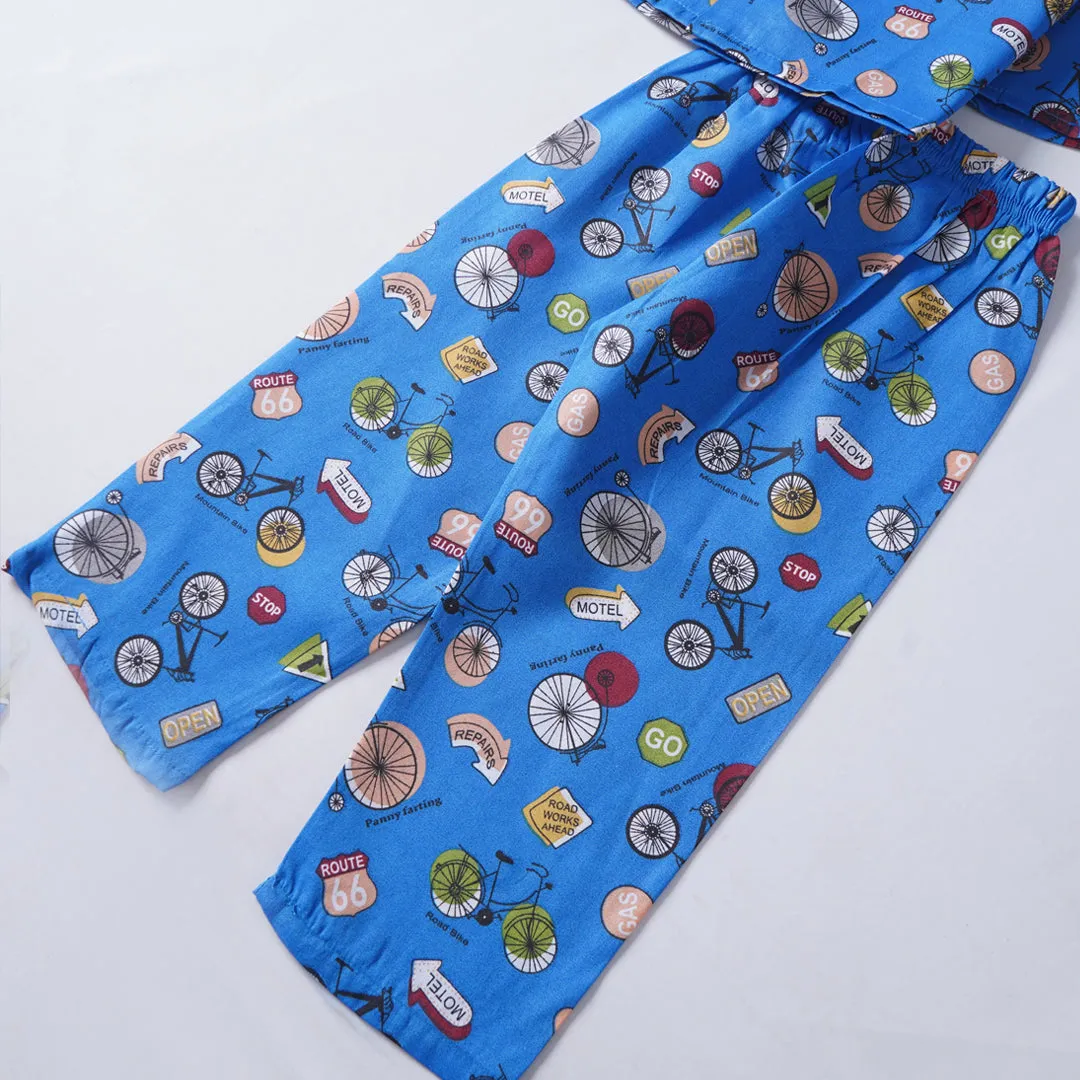 Boys Night Suit Full Sleeves