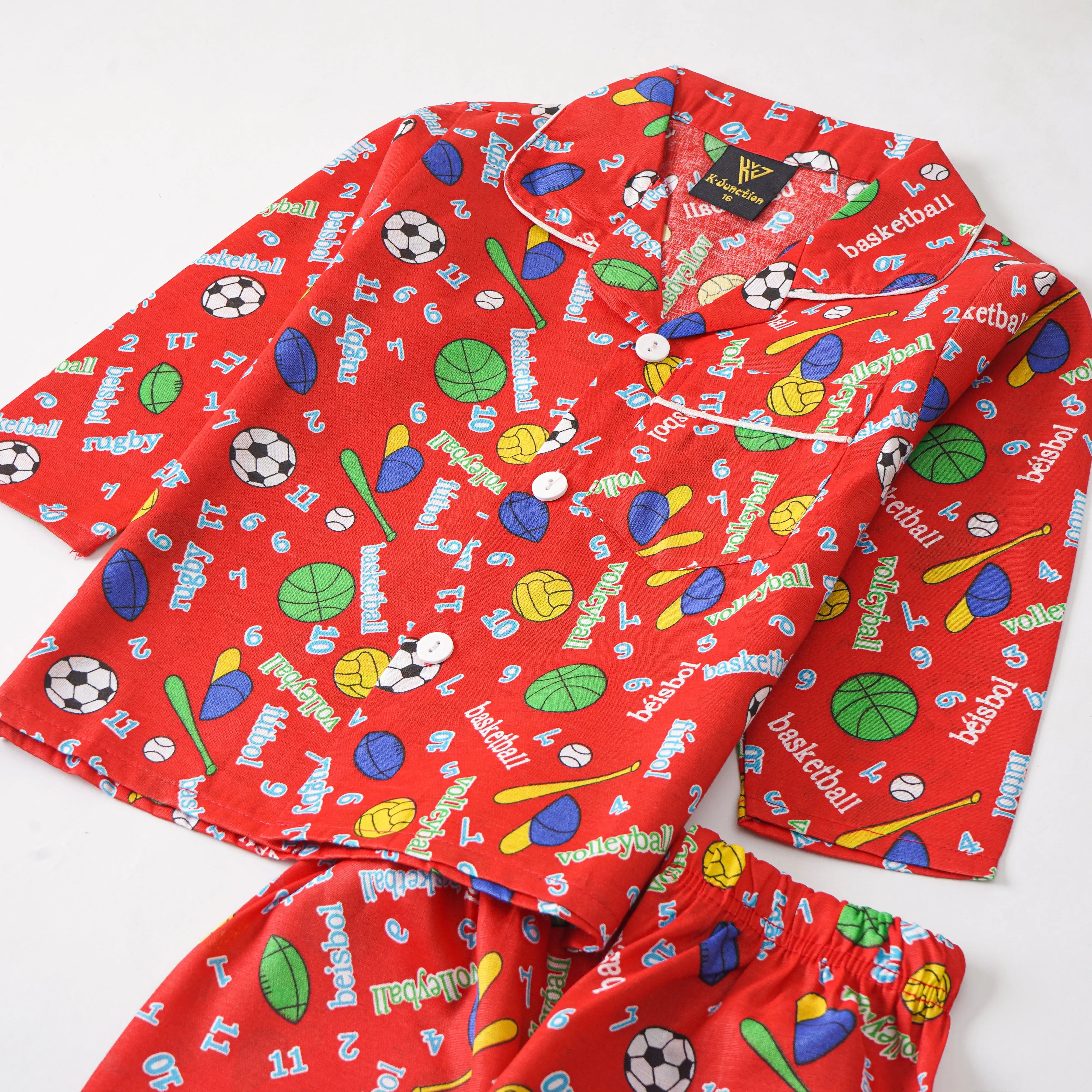 Boys Night Suit Full Sleeves