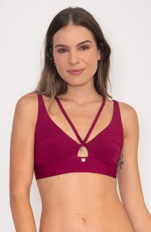 Bralette Vino Doble Tirante Vibra Bonita