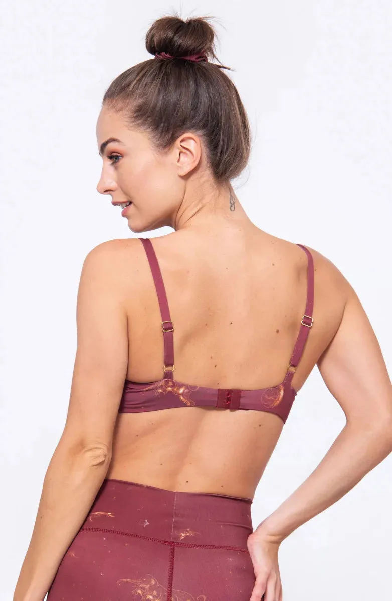 Bralette vino Polvo de Estrellas