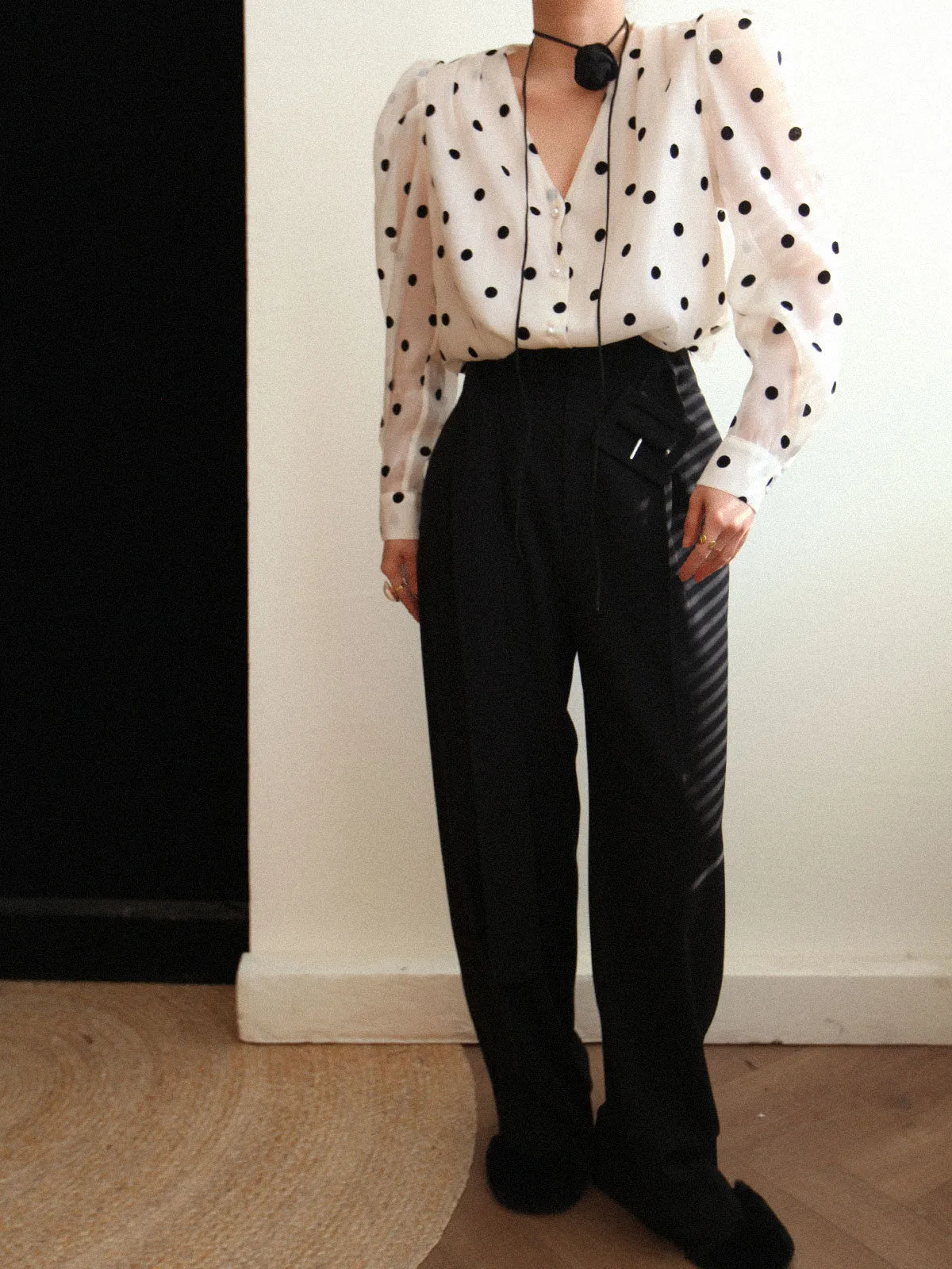 Brenner® | Playful Polka Dot Blouse