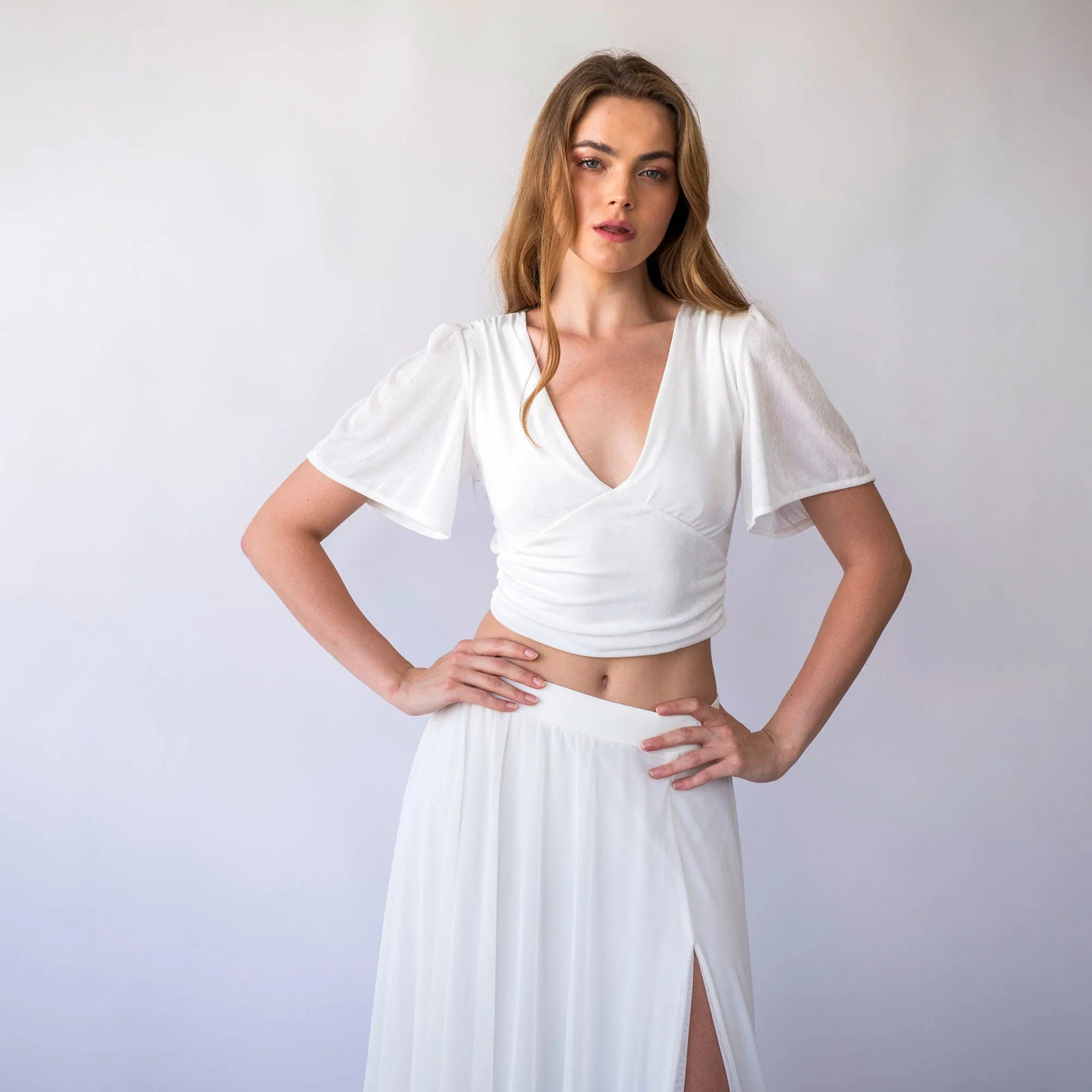 Bridal romantic top #2070