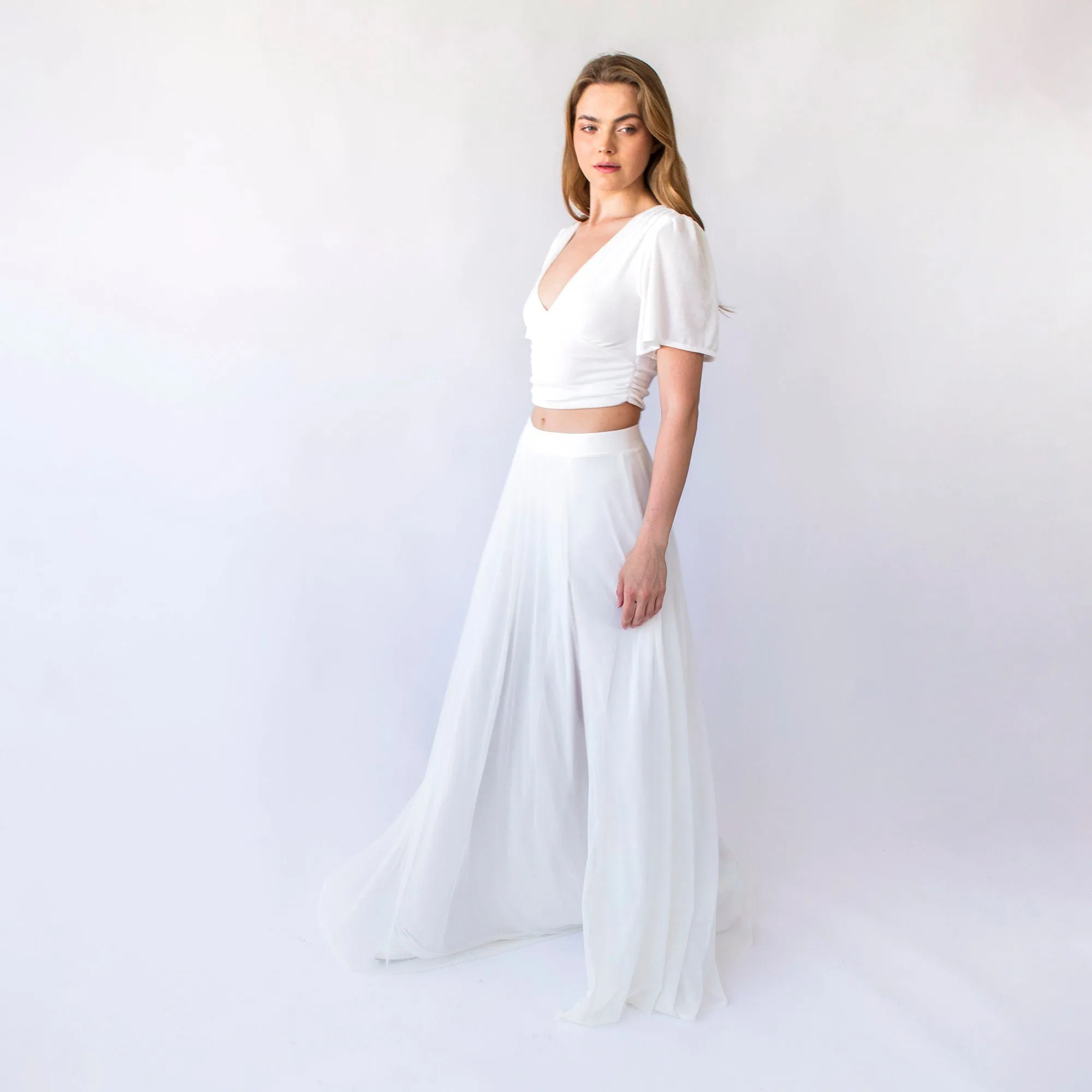 Bridal romantic top #2070