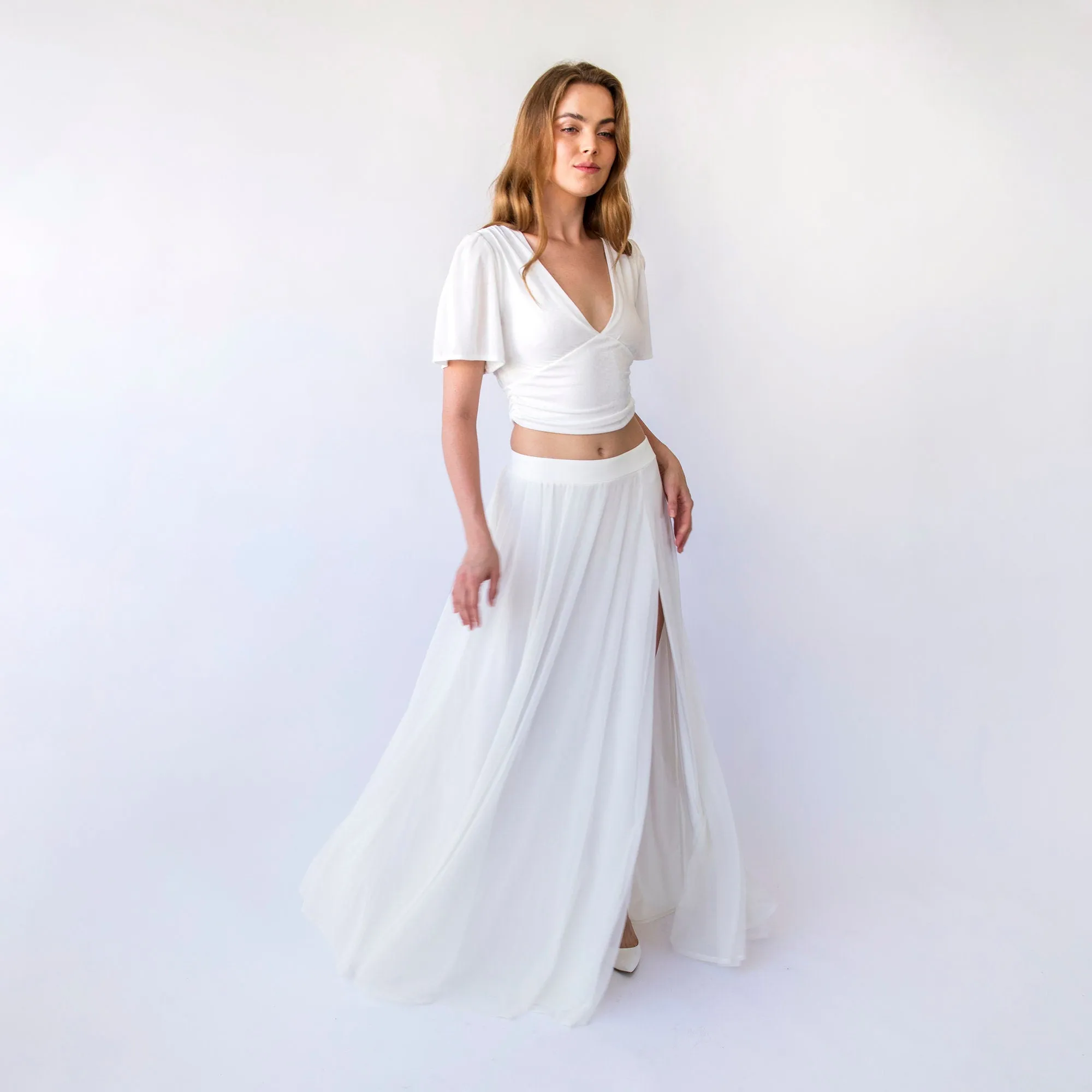 Bridal romantic top #2070