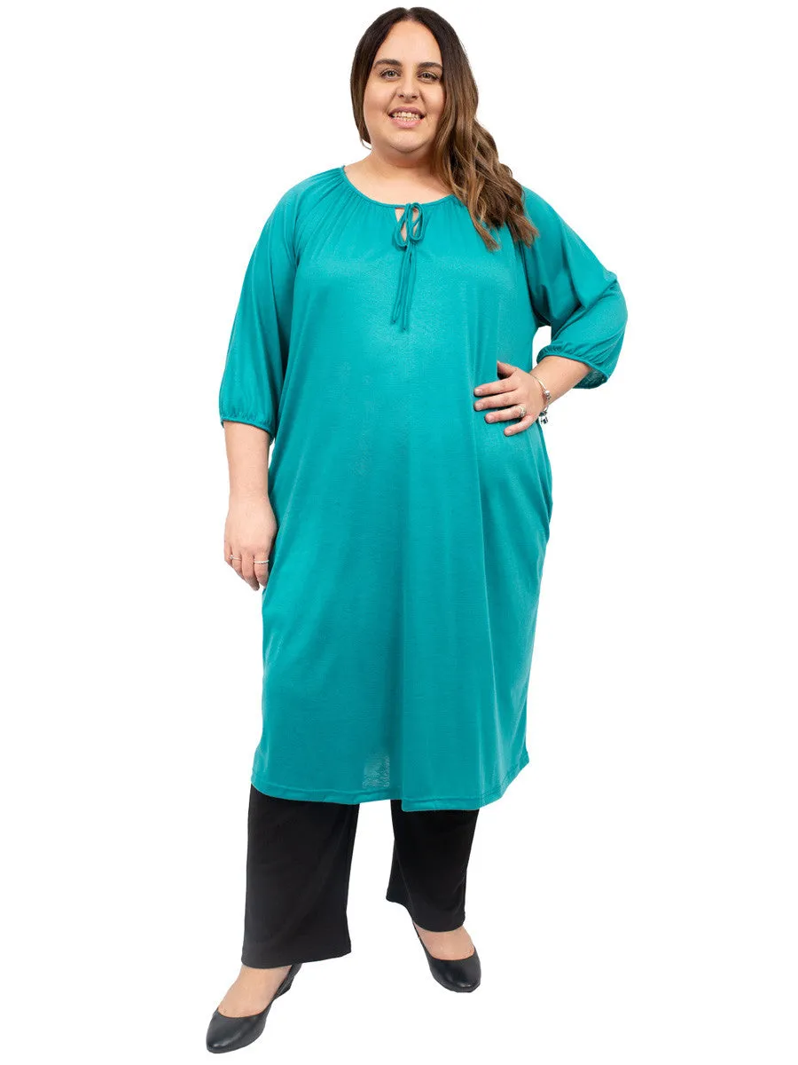 Brigitta Nightie - Aqua**