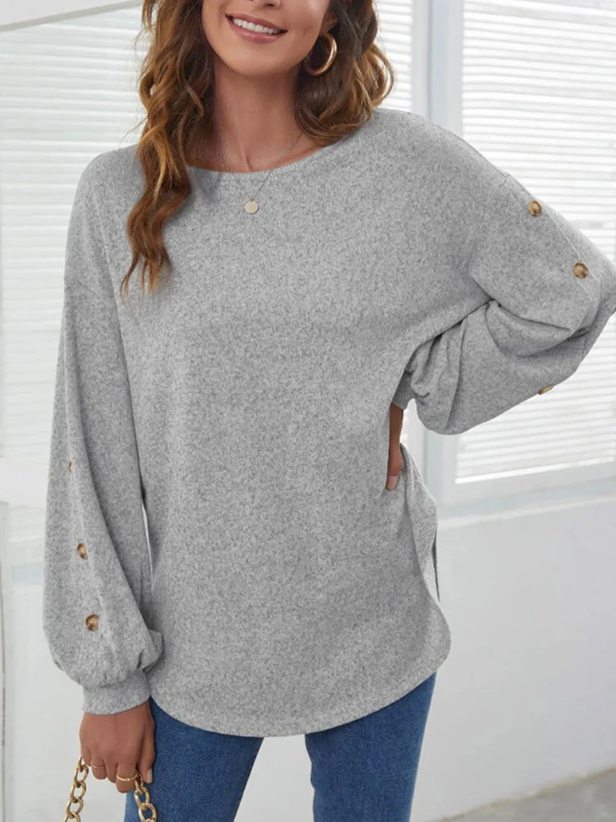 Britian® | Stylish Long-Sleeved Blouse