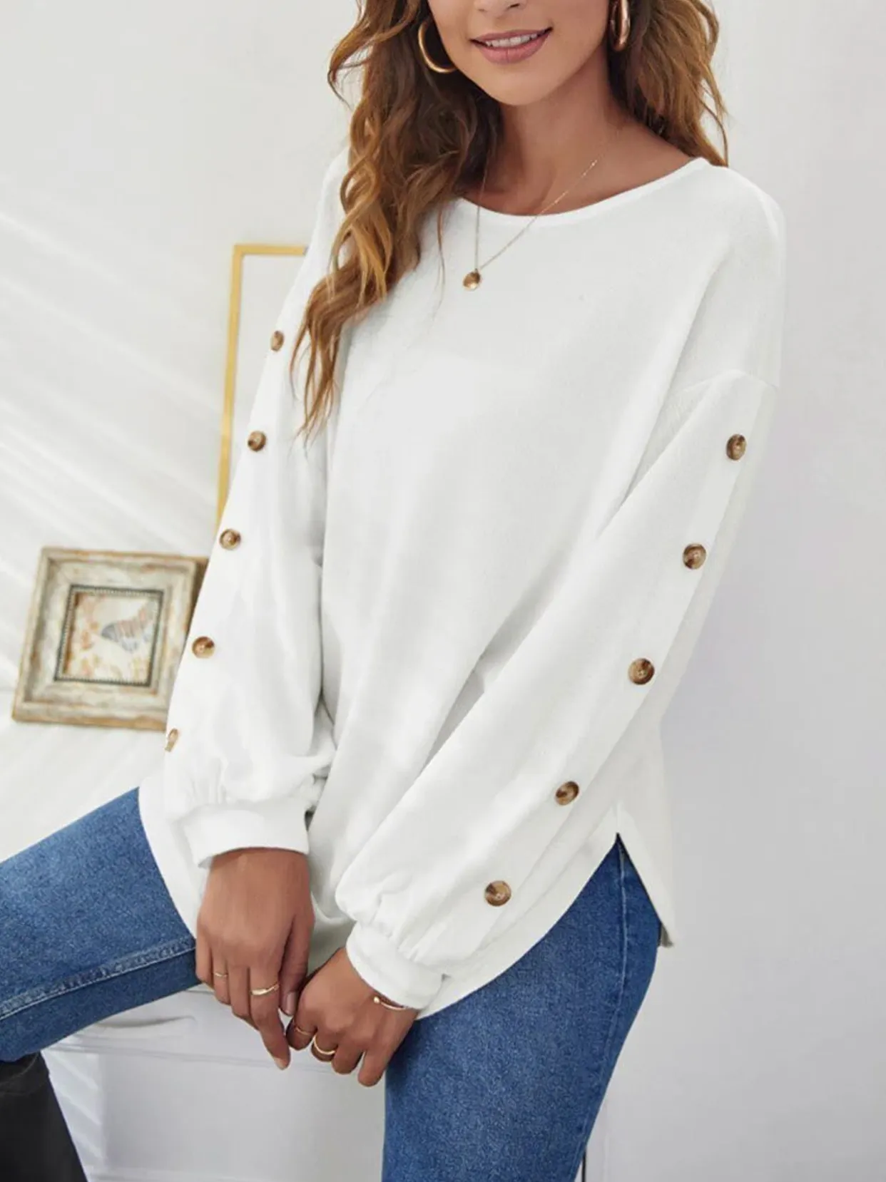 Britian® | Stylish Long-Sleeved Blouse