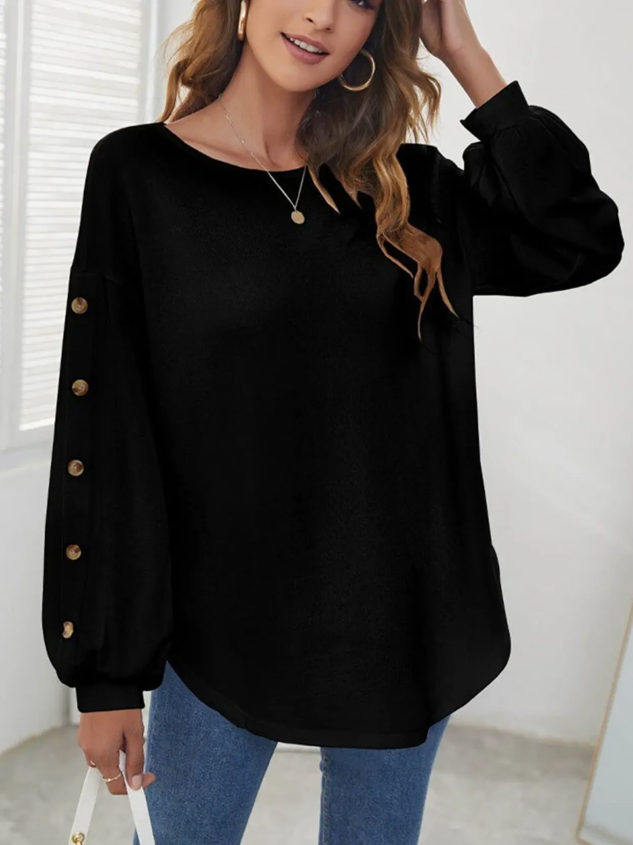 Britian® | Stylish Long-Sleeved Blouse