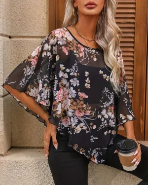 Brokk® | Elegant Blouse With Flowers
