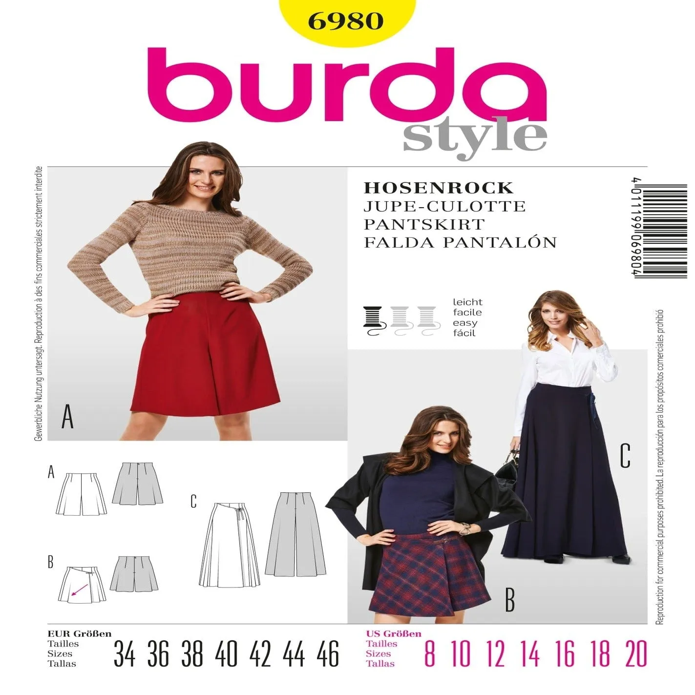 Burda Pattern 6980