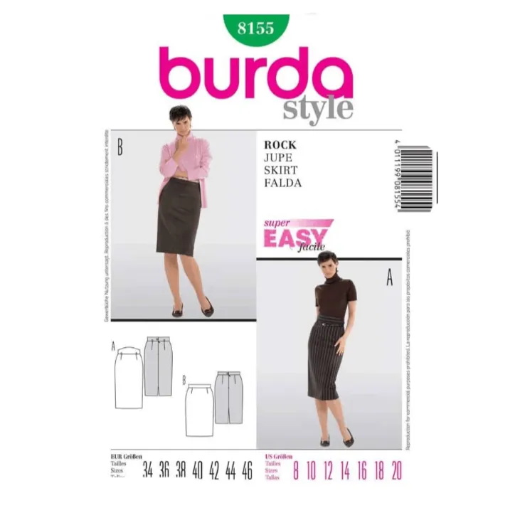 Burda Pattern 8155