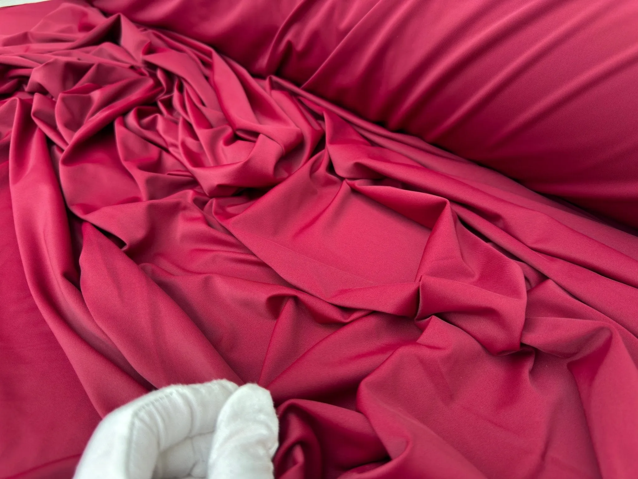 Burgundy Matte Nylon Spandex Fabric