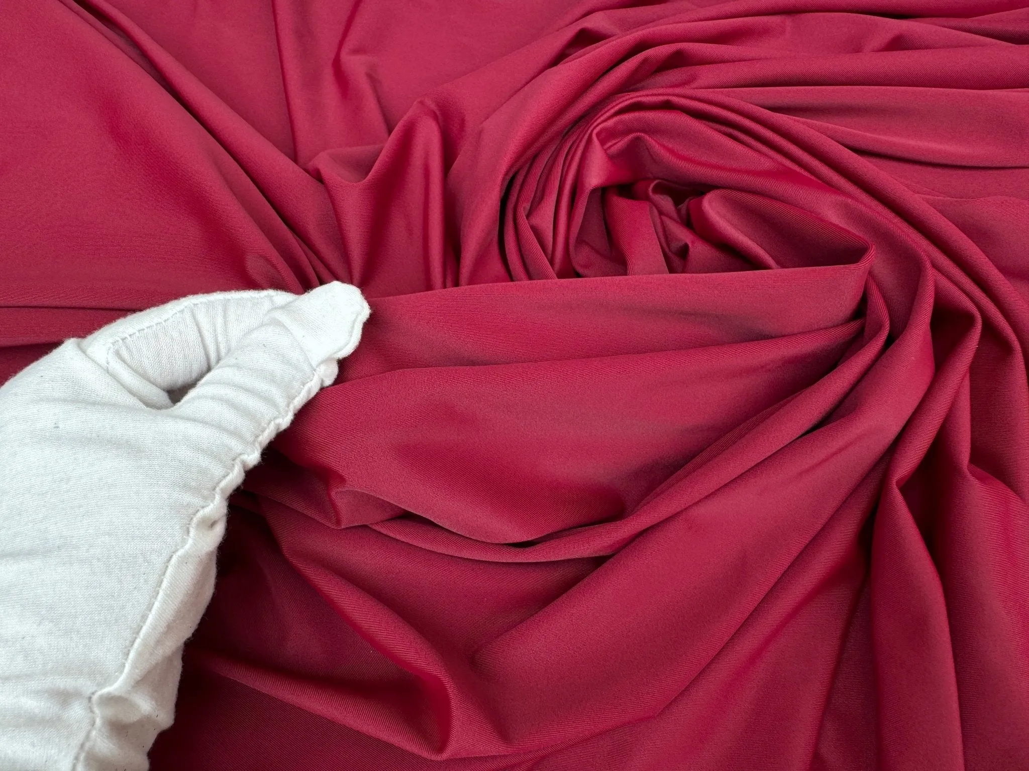 Burgundy Matte Nylon Spandex Fabric