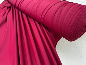 Burgundy Matte Nylon Spandex Fabric
