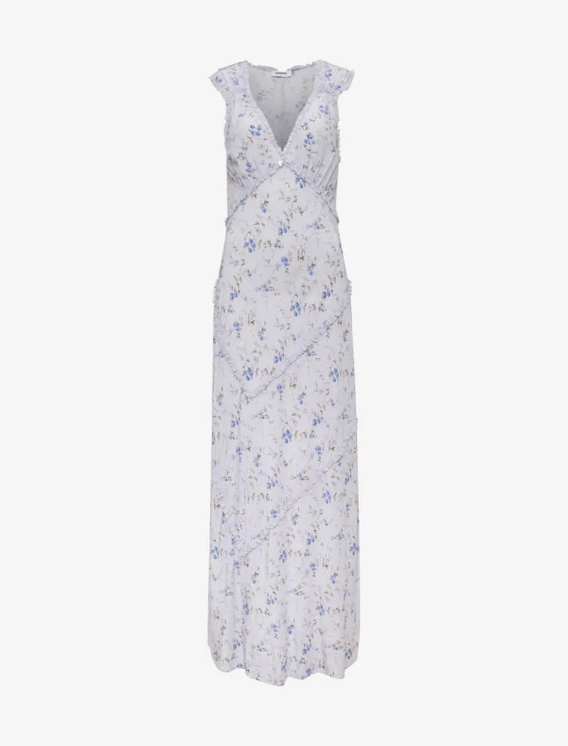 Bye Bye Baby Maxi Dress | Blue Gardenia