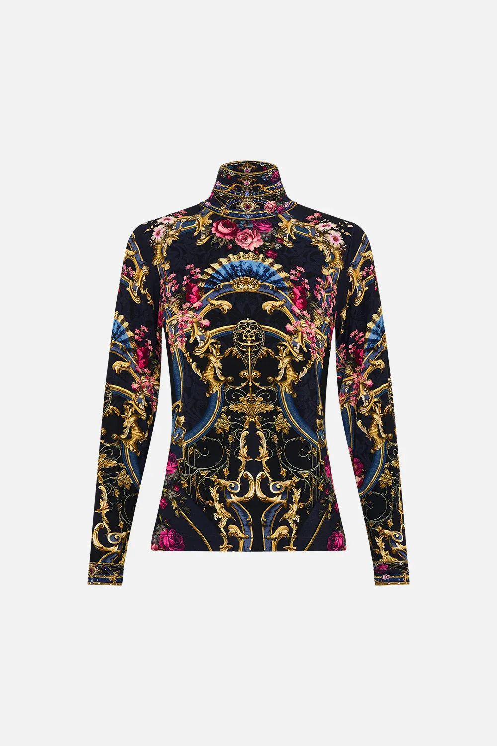 CAMILLA Jersey Turtleneck - Ornate On A Plate