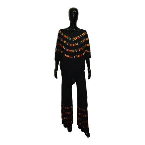Cape Painted Pants Set