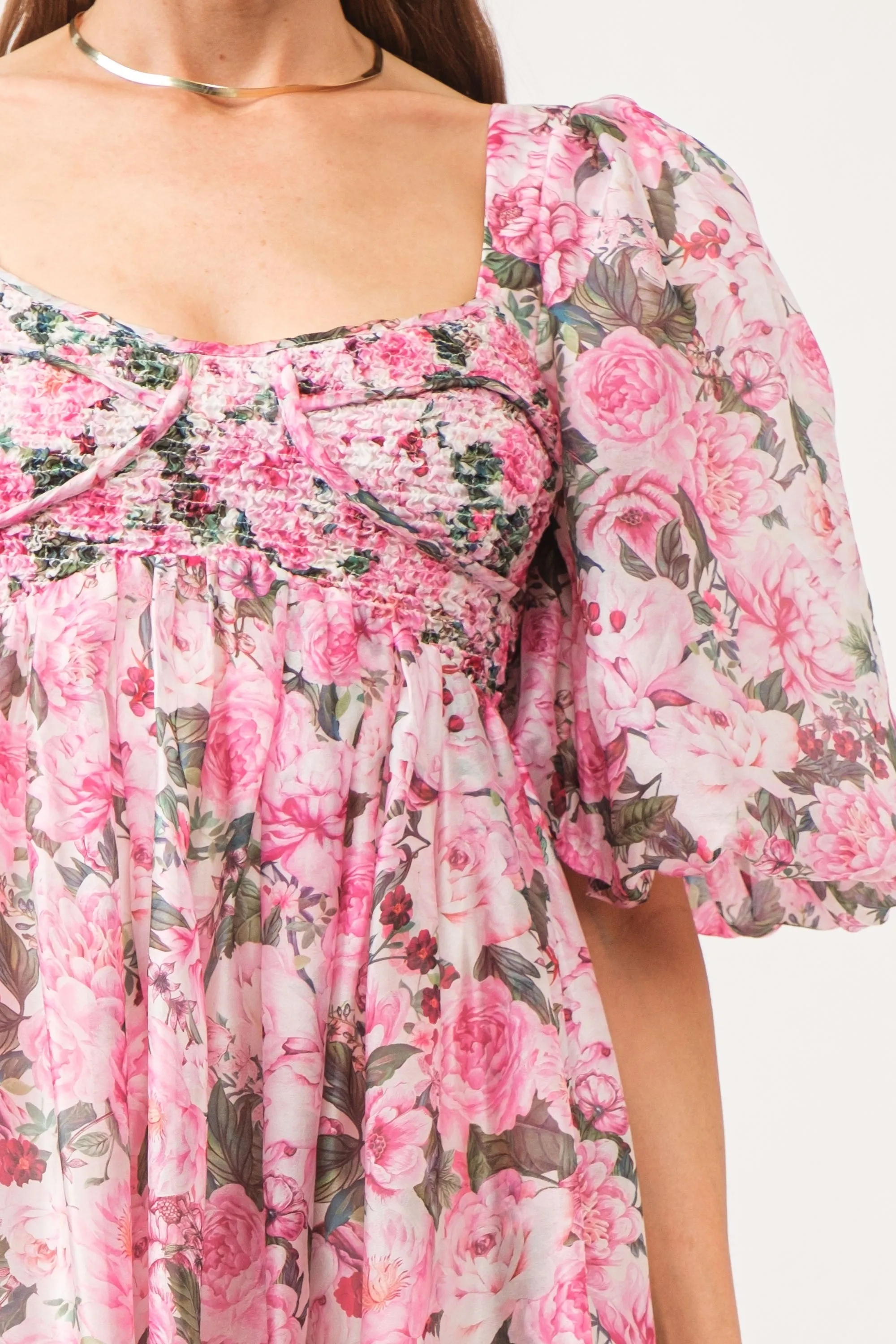 Cara Floral Midi Dress