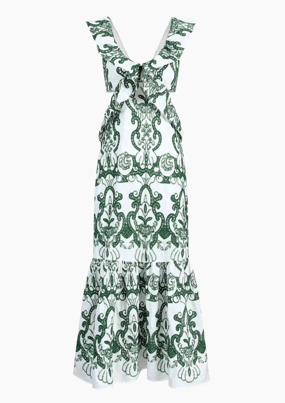 Cassie | Romantic Ruffled Maxi Dress