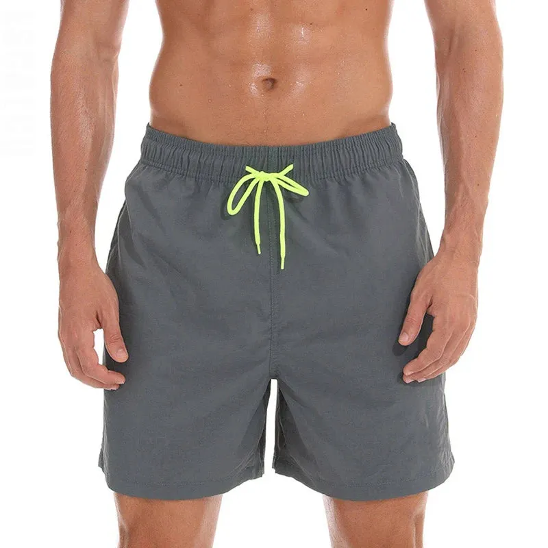 CASUAL PLAIN SWIMMING TRUNKS