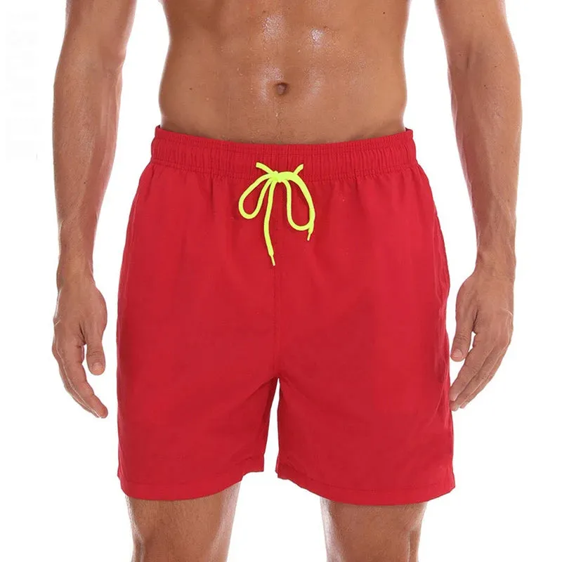 CASUAL PLAIN SWIMMING TRUNKS