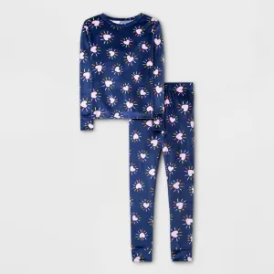 Cat & Jack Girls' Snug Fit Heart Pajama Set