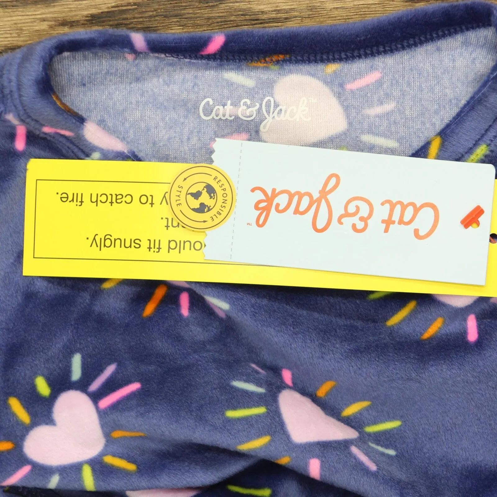 Cat & Jack Girls' Snug Fit Heart Pajama Set