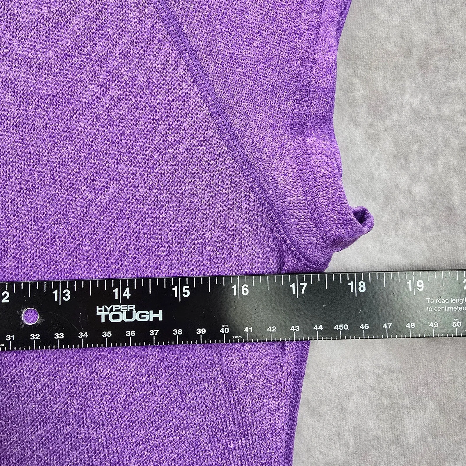 Champion Purple Performance Short Sleeve Athletic Activewear Tshirt Medium