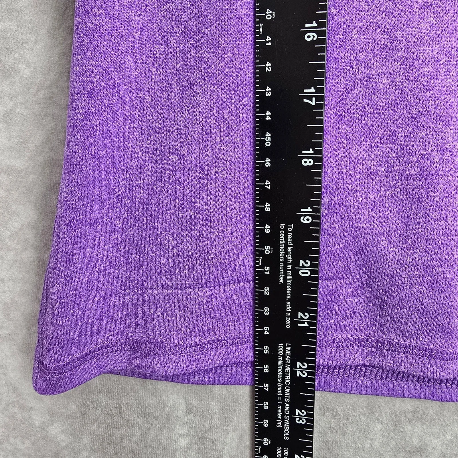 Champion Purple Performance Short Sleeve Athletic Activewear Tshirt Medium