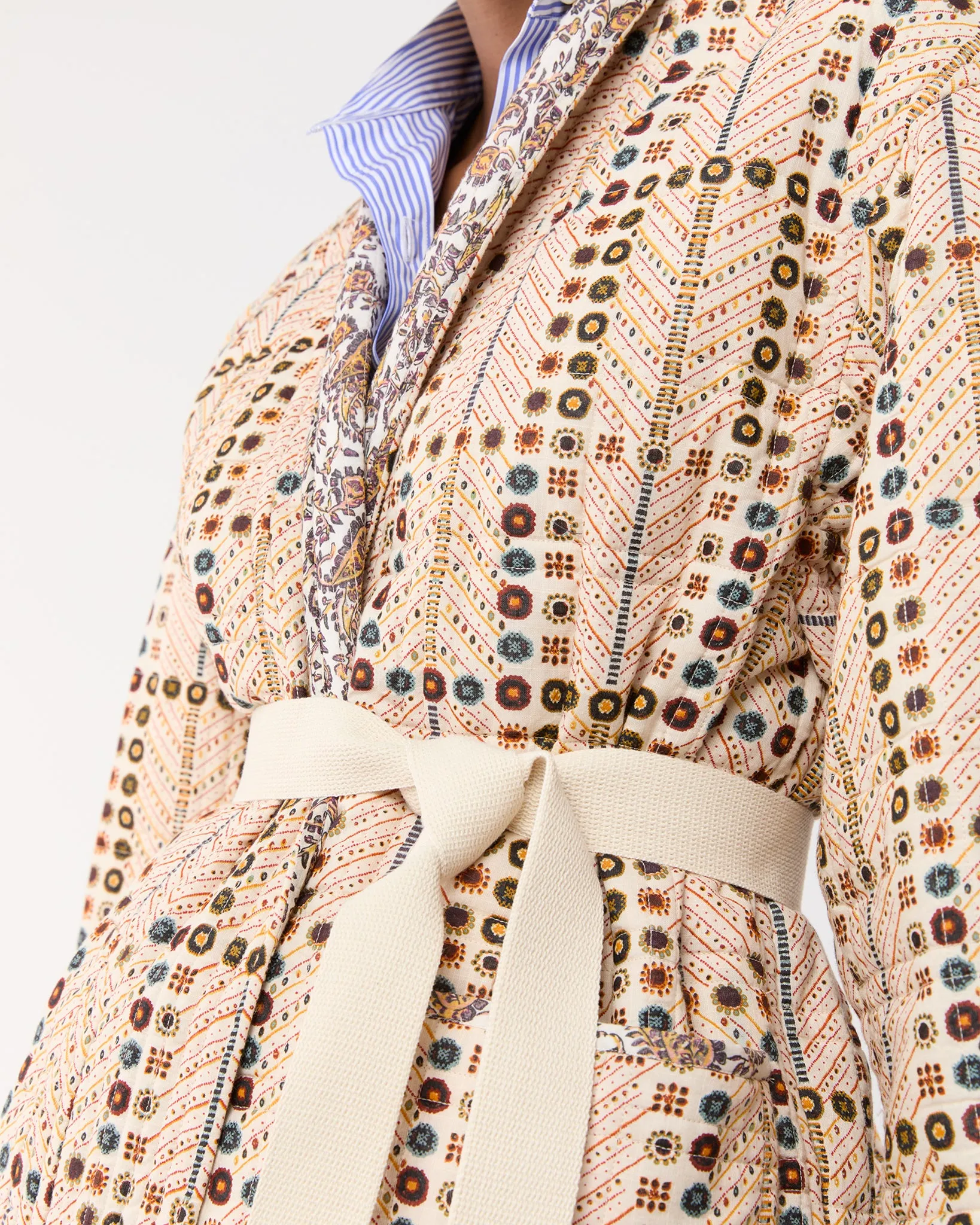 Chancel Coat in Ecru