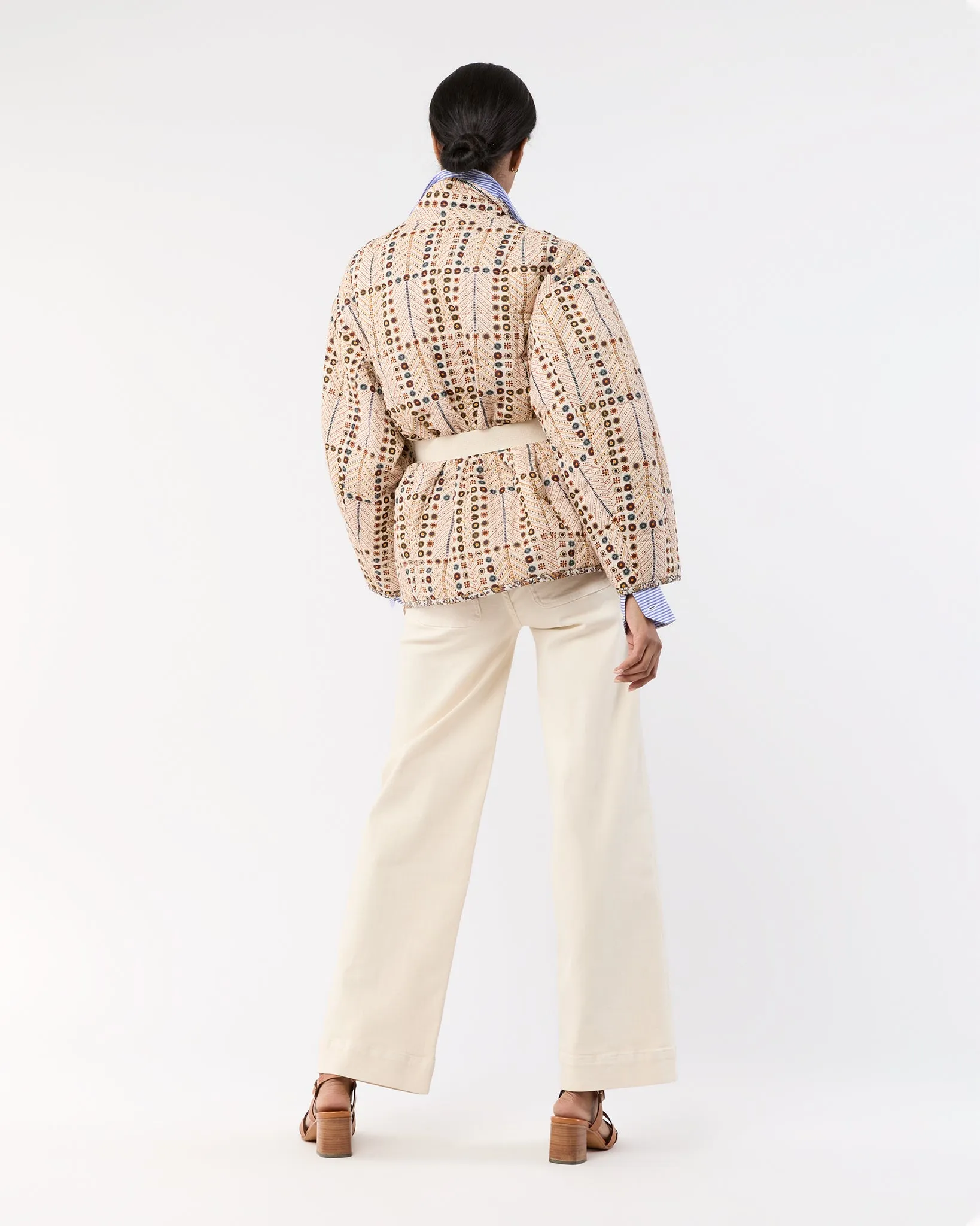 Chancel Coat in Ecru