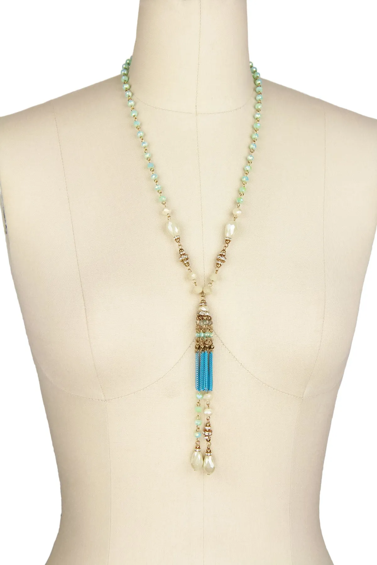 Chandelier Long Tassel Necklac