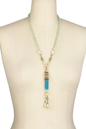 Chandelier Long Tassel Necklac