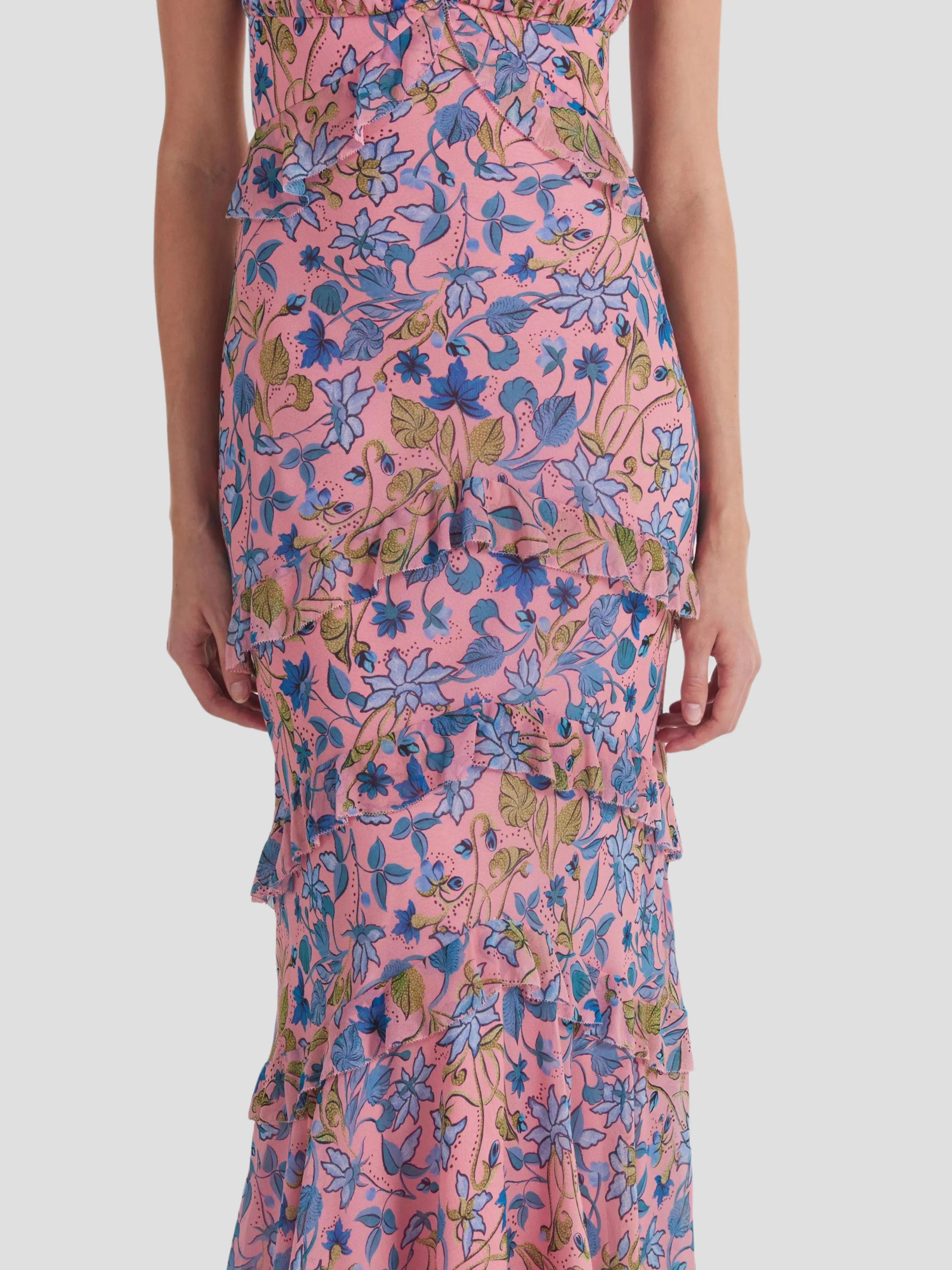 Chandra Dress in Taman Blush