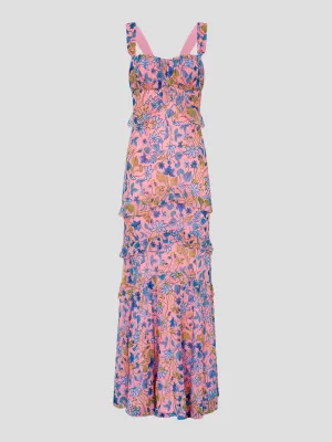 Chandra Dress in Taman Blush