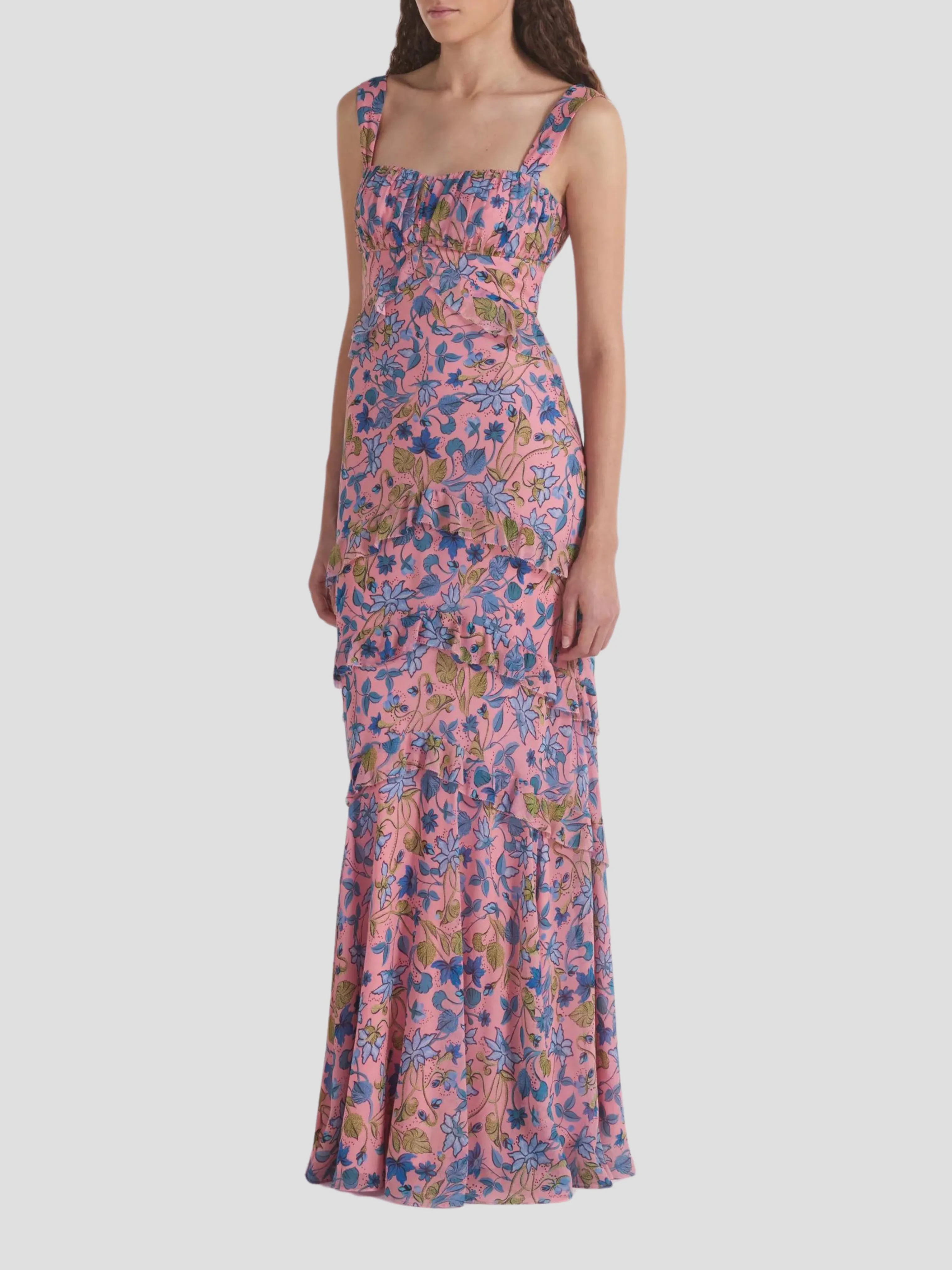 Chandra Dress in Taman Blush