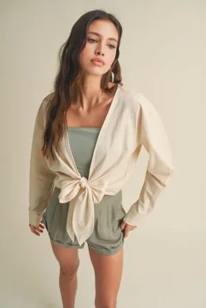 CHELSEA CARDIGAN IN NATURAL