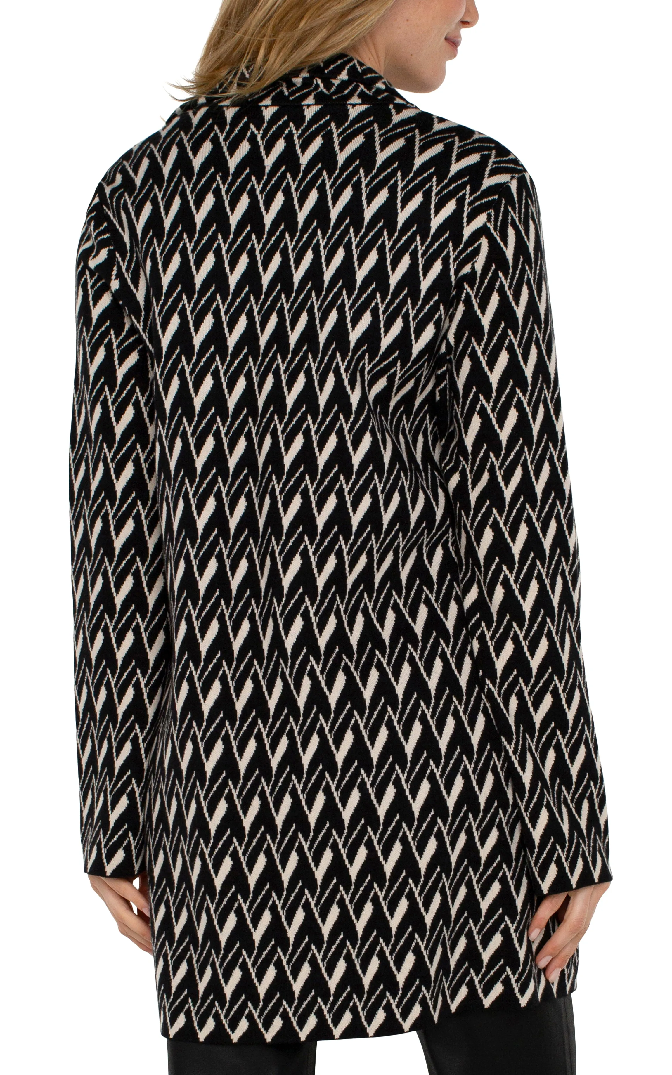 Chevron Sweater Coat