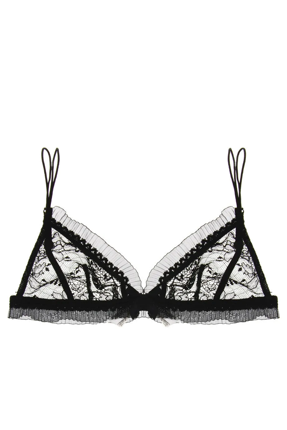 CHRISTIES DELICES Black Lace Bra