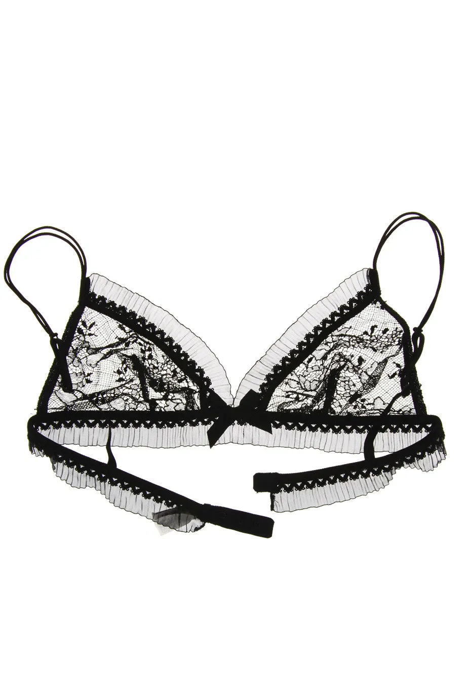 CHRISTIES DELICES Black Lace Bra
