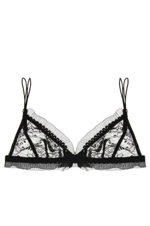 CHRISTIES DELICES Black Lace Bra