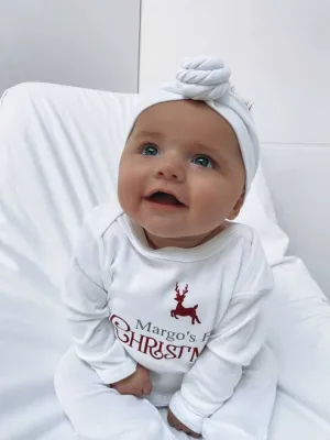 Christmas Sleepsuit - Red - PRINT -