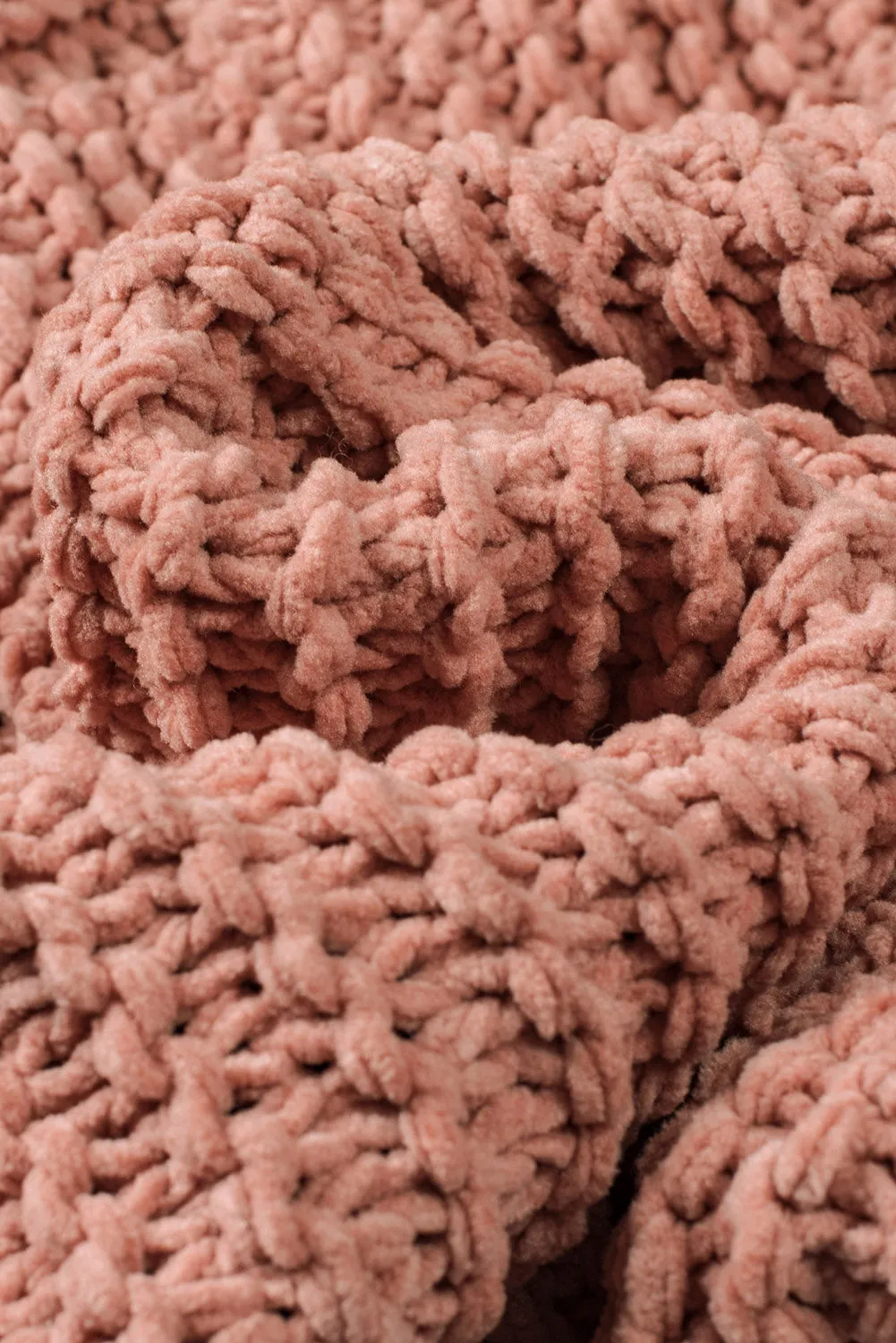 Chunky Knit Solid Cardigan with Pocket
