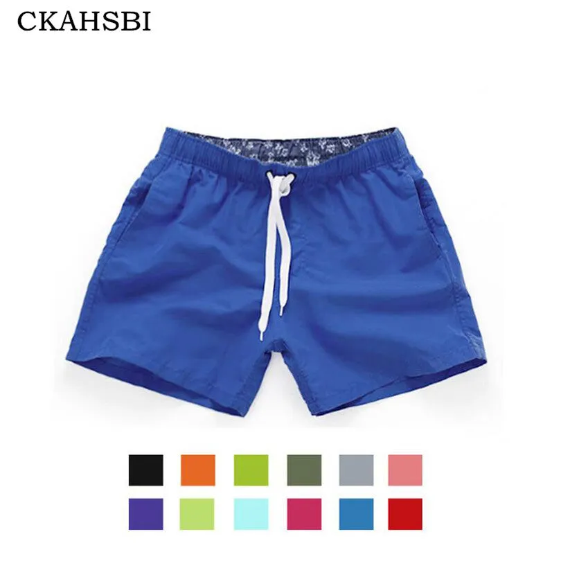 CKAHSBI Pocket Quick Dry Swimming Shorts For Men Swimwear Man Swimsuit Swim Trunks Summer Bathing Beach Wear Surf Boxer Briefs