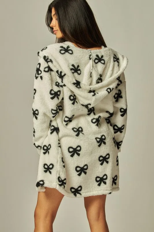 Claire Teddy Set - White Bow