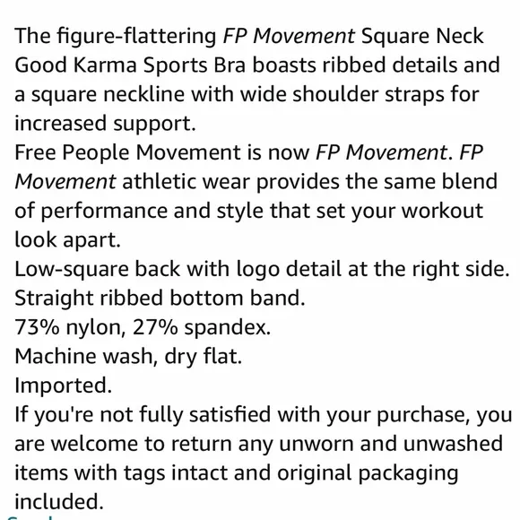 Closeout▪️Free People Good Karma Square Neck Bras-Set of 3!
