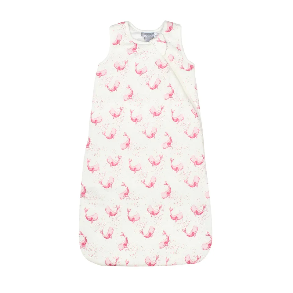 Coccoli Sleepsack Modal Pink Whales