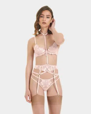 Colette Garter Belt Harness Pearl Pink