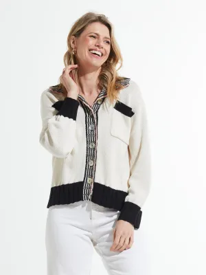 Collared Cardi