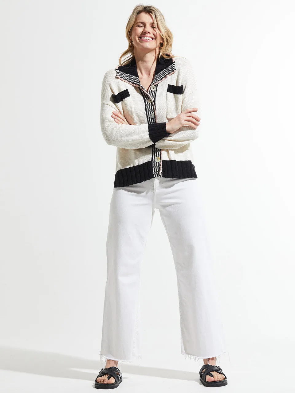 Collared Cardi